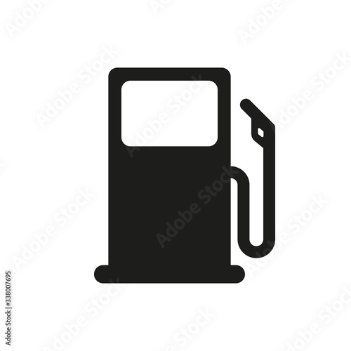 Fuel vector isolated icon. Pictogram illustration vector icon on white background. Gas station icon or sign. Fuel vector sign.