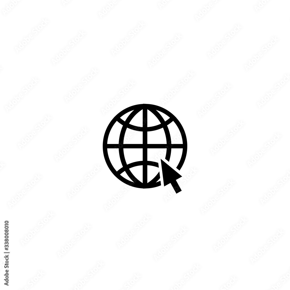globe arrow icon