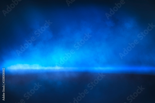 Abstract blue mist background.