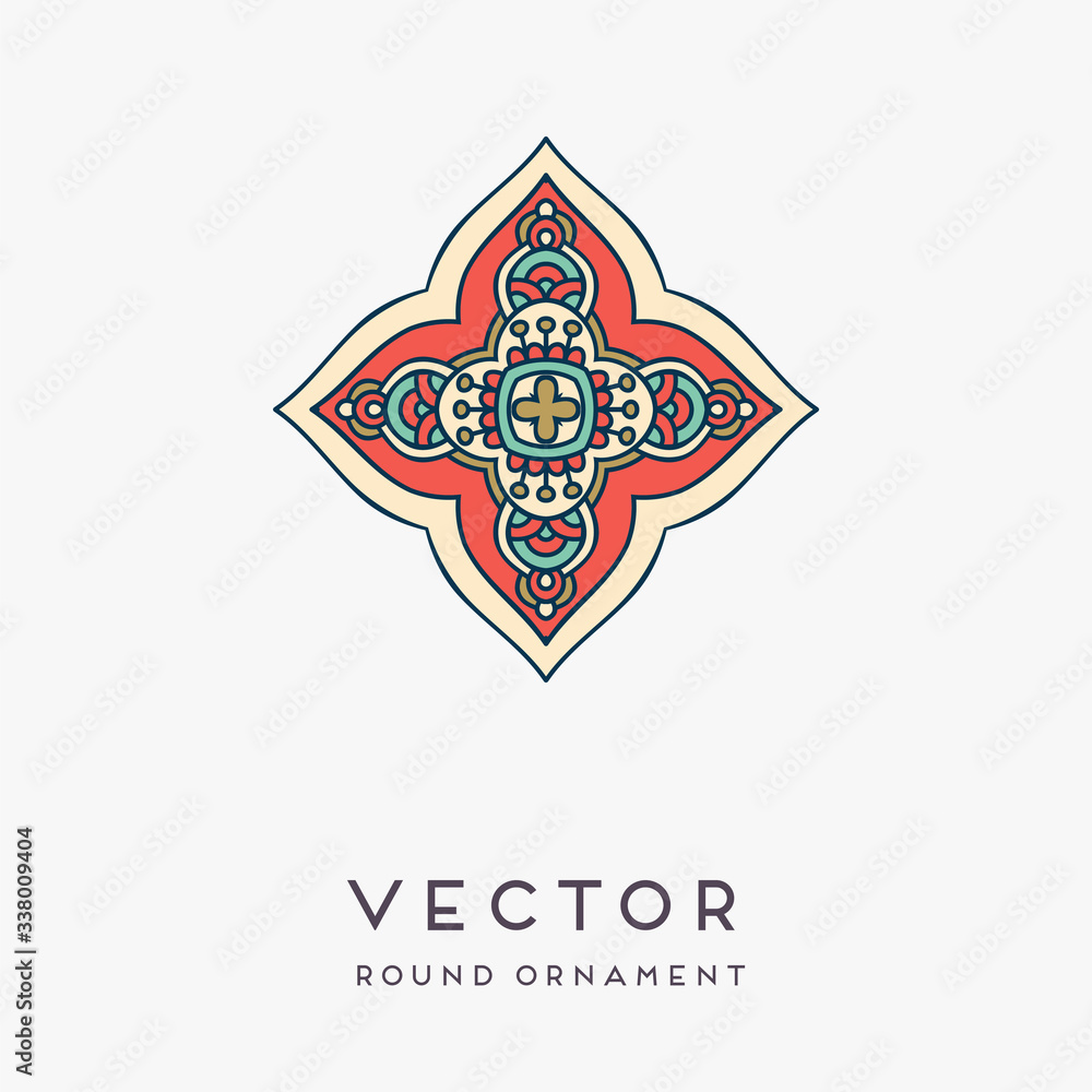 Fototapeta premium Vector indian Mandala