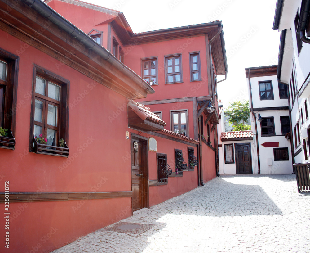 Traditional Anatolian Houses. Eskisehir, Turkey.