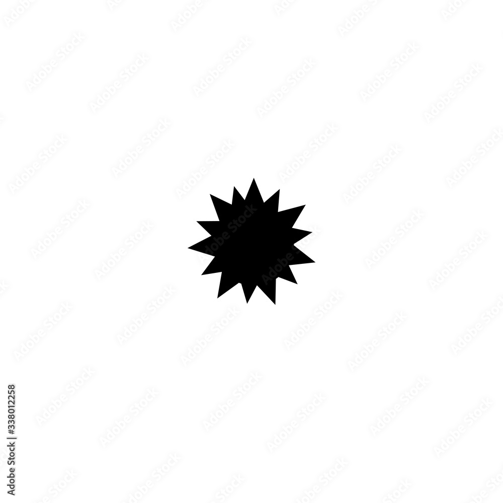 Fototapeta premium sun icon vector