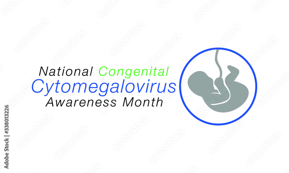 Vector illustration on the theme of National Congenital Cytomegalovirus awareness month observed each year during June. Vector illustration on the theme of National Congenital Cytomegalovirus awareness month observed each year during June.