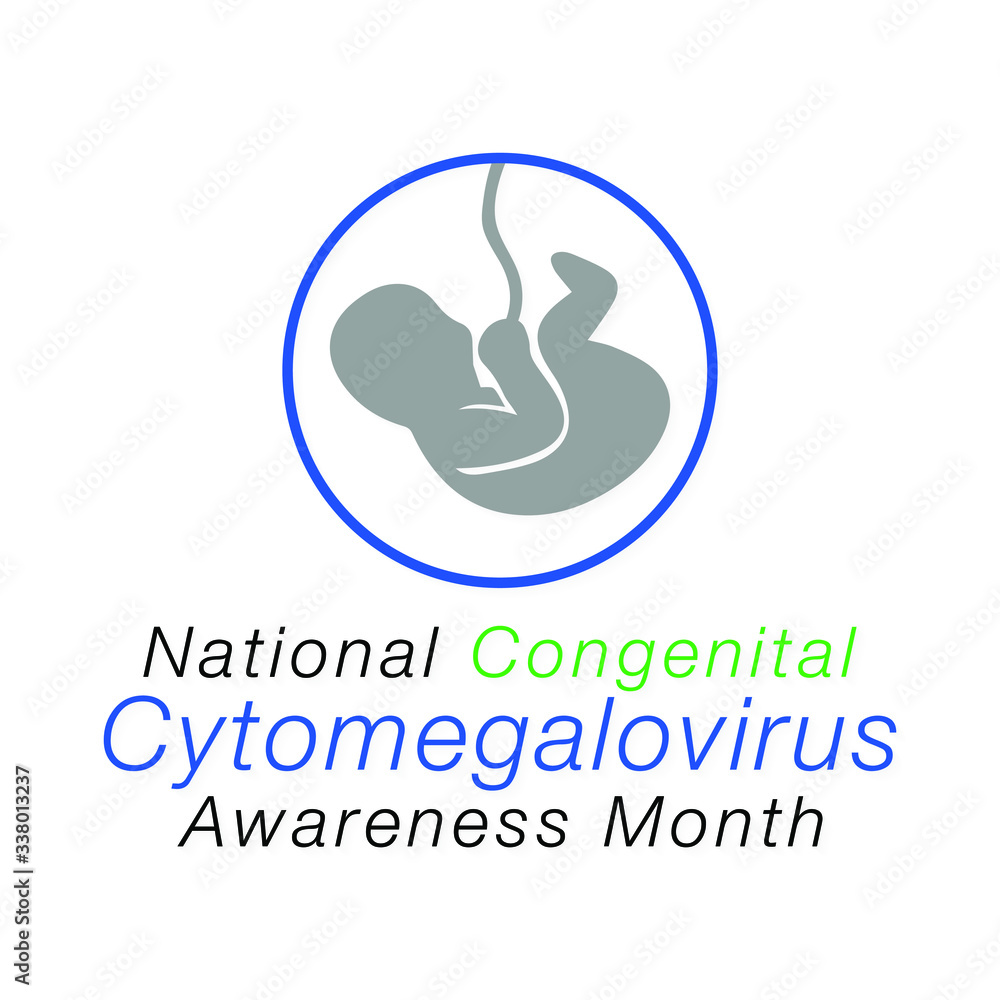 Vector illustration on the theme of National Congenital Cytomegalovirus awareness month observed each year during June. Vector illustration on the theme of National Congenital Cytomegalovirus awareness month observed each year during June.