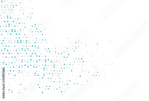 Light BLUE vector template with square style.