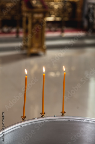 candles in the temple