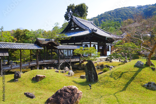 Japanese garden at Kodaiji Temple, Kyoto City, Kyoto Pref., Japan photo