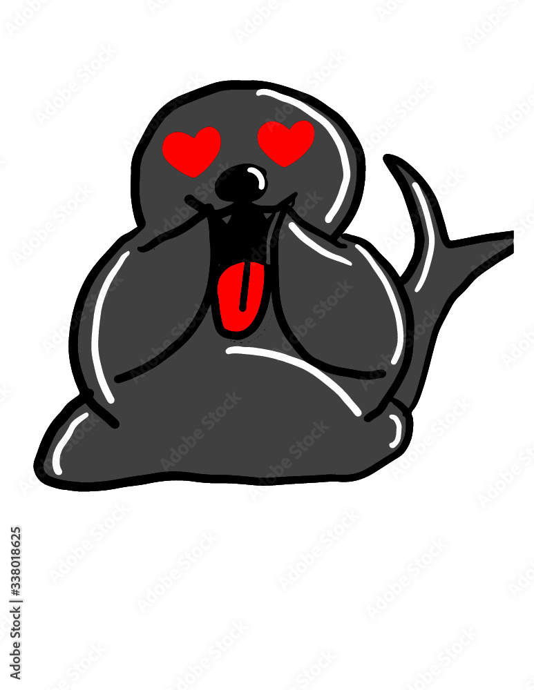 Fototapeta premium fall in love seal
