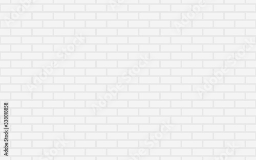 Gray brick wall background. Abstract geometric seamless pattern. Vector illustration. Eps10 