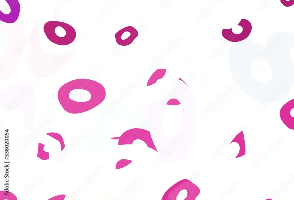 Light Pink vector texture with disks. Light Pink vector texture with disks.