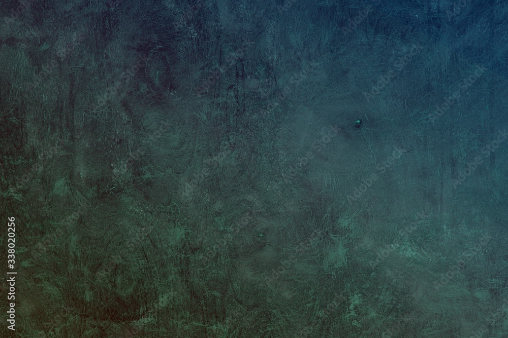 Fototapeta premium teal, sea-green aged curve polished wood texture - nice abstract photo background