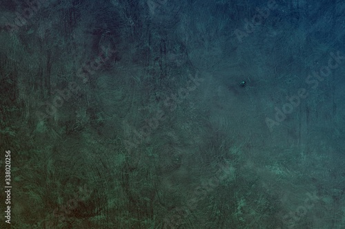 teal, sea-green aged curve polished wood texture - nice abstract photo background © Dancing Man