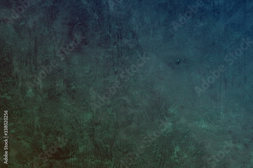 teal, sea-green aged curve polished wood texture - nice abstract photo background