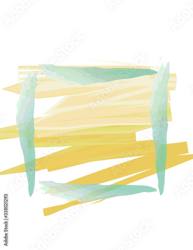 multi-colored stripes on a white background drawn by hand
