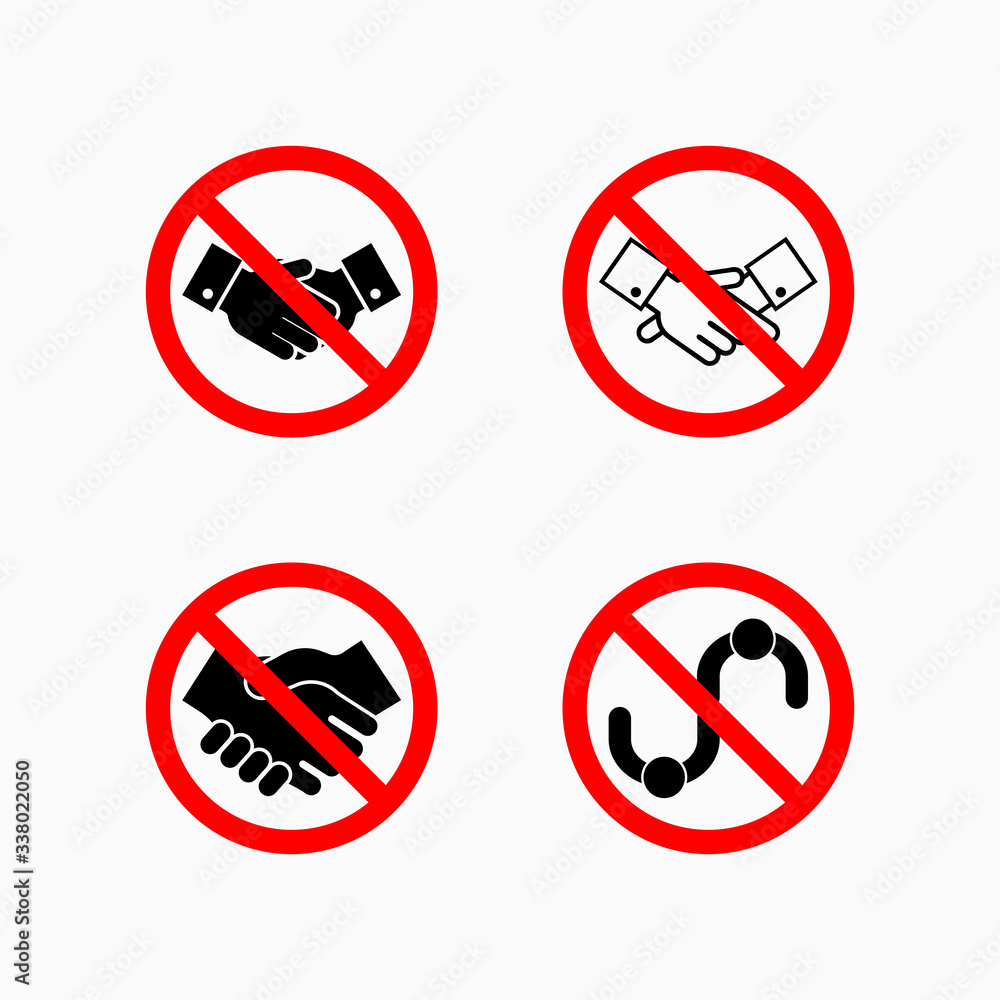 no handshake icon, do not handshake vector no handshake icon, do not handshake vector