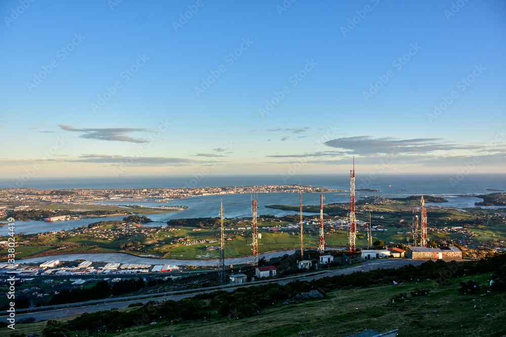 Obraz premium views from the top of the mountain