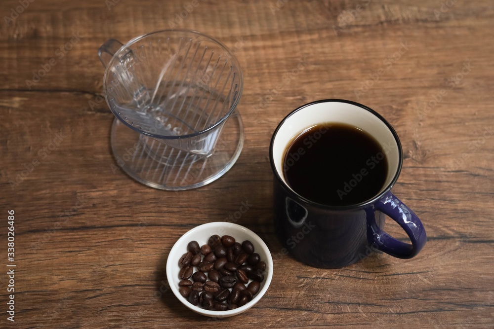 cup of coffee beans cup of coffee beans