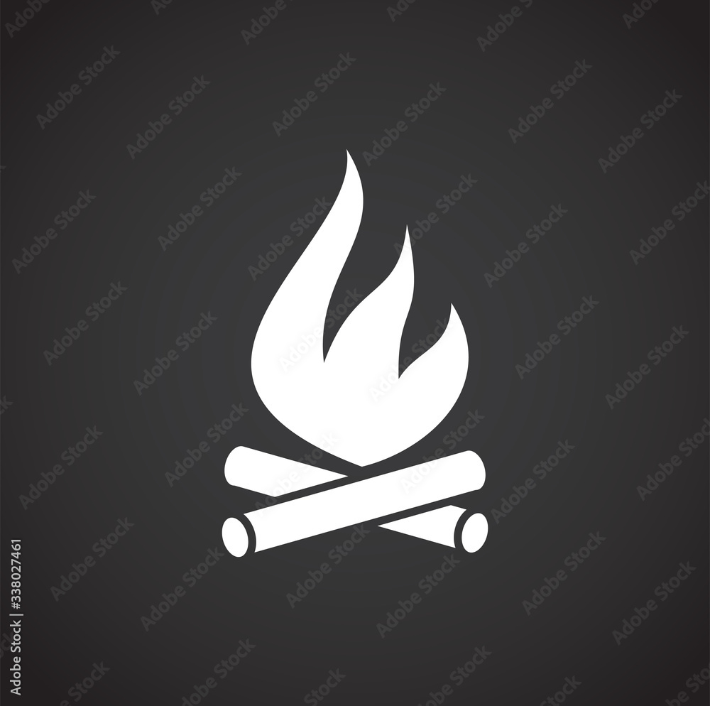 Fire related icon on background for graphic and web design. Creative illustration concept symbol for web or mobile app Fire related icon on background for graphic and web design. Creative illustration concept symbol for web or mobile app