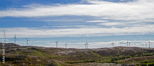 Windpark auf der Insel  Ytre-Vikna