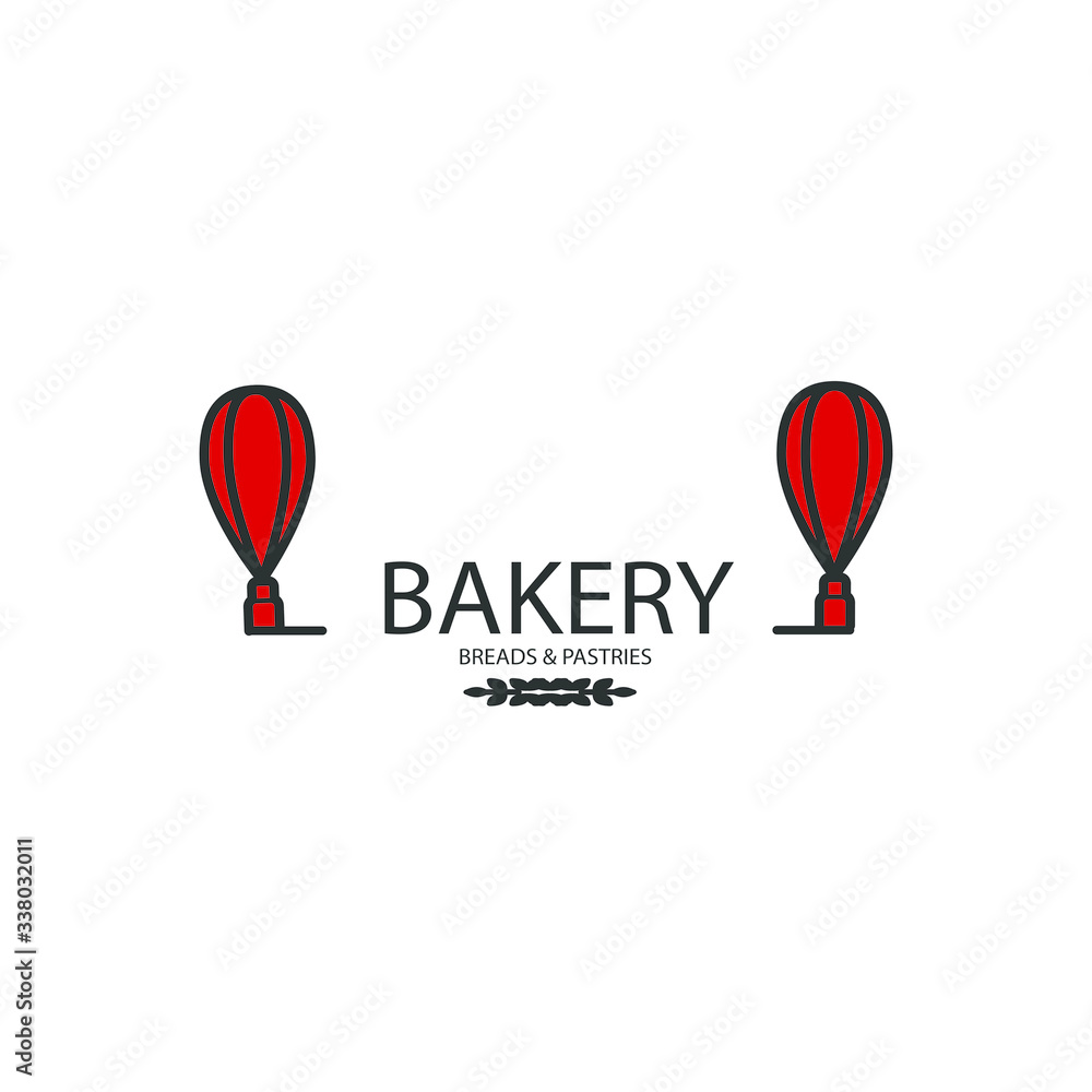 bakery logo vector design illustration. logo icon and symbol