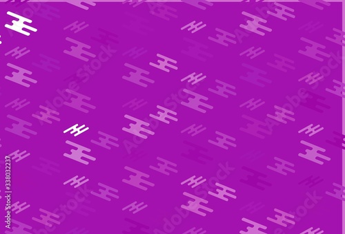 Light Purple vector texture with colorful lines.