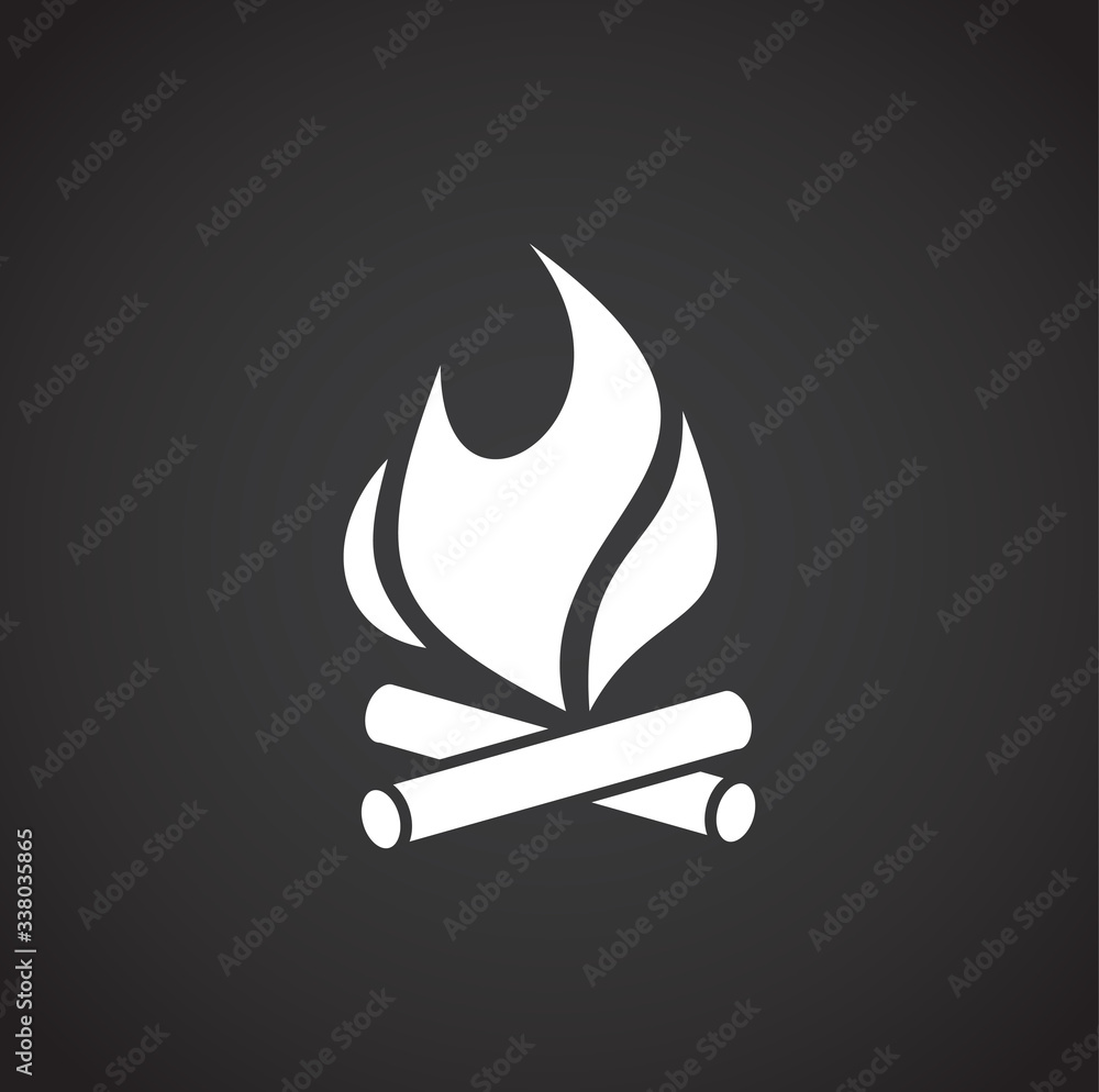 Fire related icon on background for graphic and web design. Creative illustration concept symbol for web or mobile app Fire related icon on background for graphic and web design. Creative illustration concept symbol for web or mobile app
