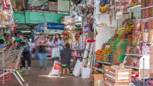 Surquillo Market timelapse, Lima, Peru. Lima's biggest food market © neiezhmakov