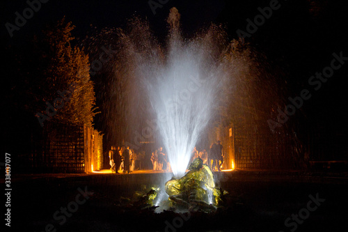 Canvastavla Spectacle des Grandes Eaux au Chateau de Versailles
