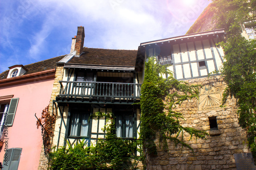 Monmartr old street, Paris, France.