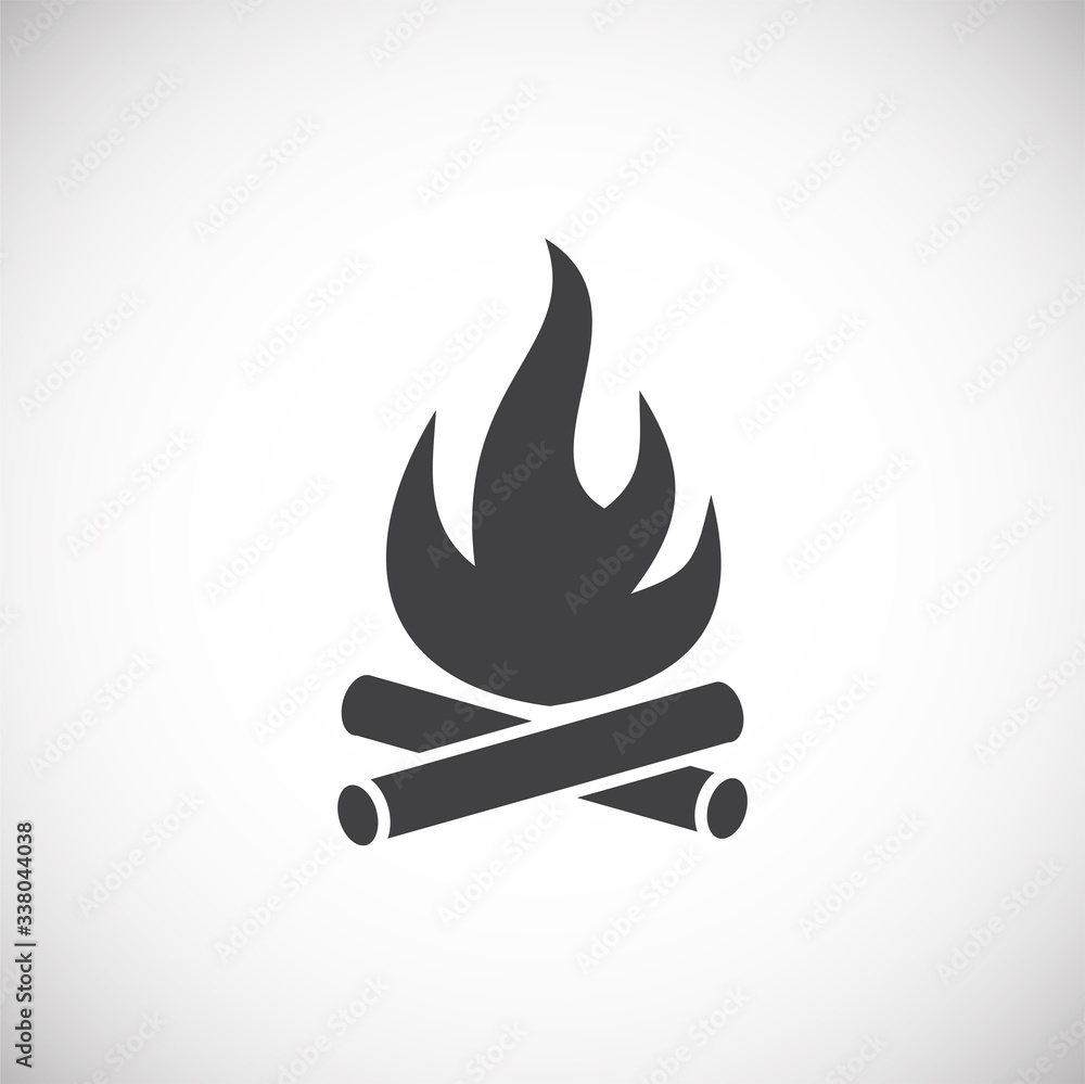 Fire related icon on background for graphic and web design. Creative illustration concept symbol for web or mobile app Fire related icon on background for graphic and web design. Creative illustration concept symbol for web or mobile app