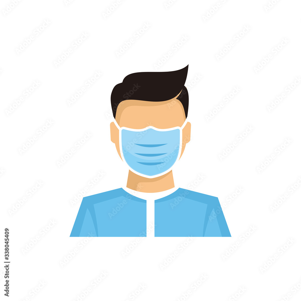 Use mask icon vector illustration Use mask icon vector illustration