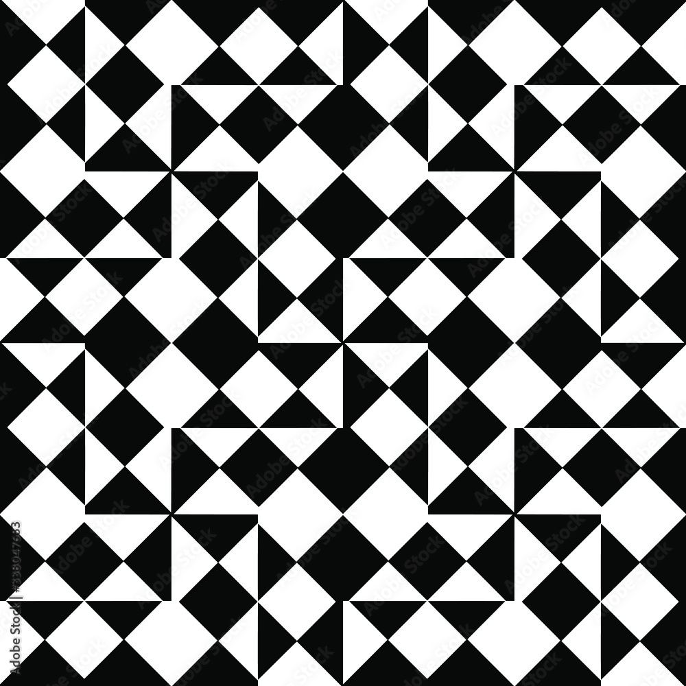 Mixed Geometric Tile Pattern Design Mixed Geometric Tile Pattern Design