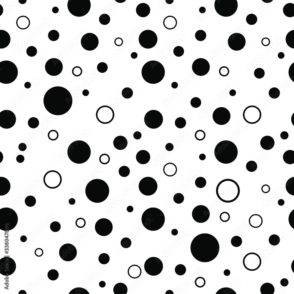 Mixed polka dots pattern Mixed polka dots pattern