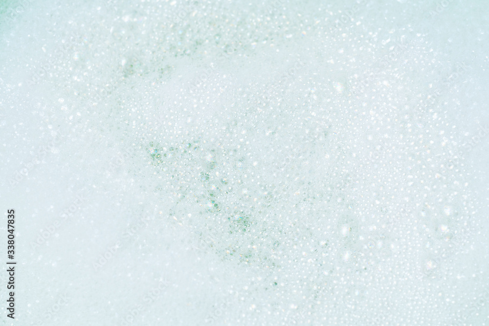 Green lather background, top view. Green lather background, top view.