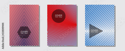 Certificate layouts vector graphic design set.