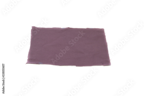 Piece of purple fabric