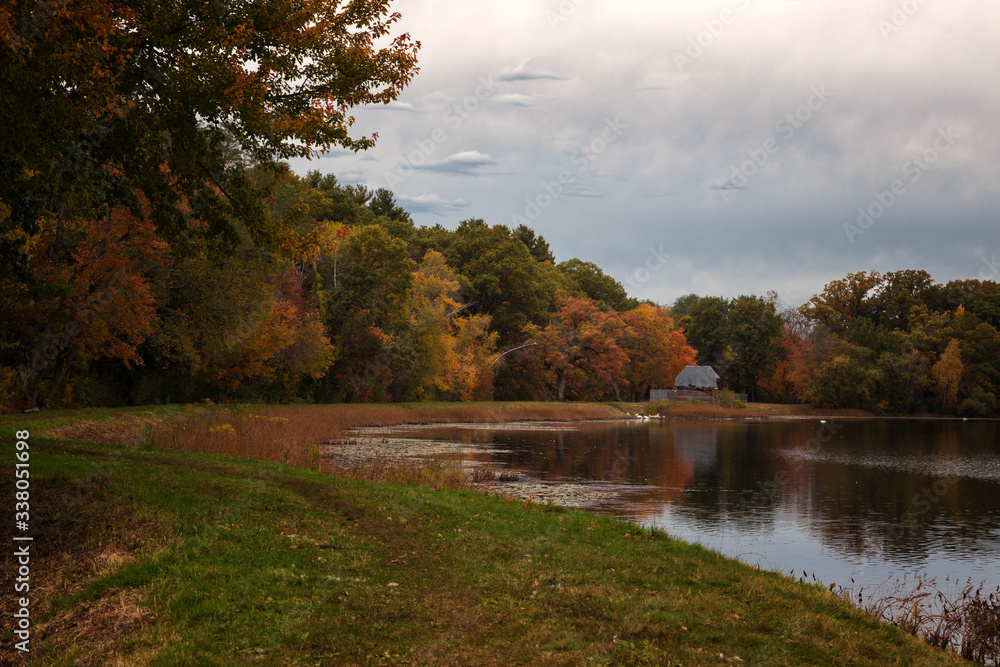 Obraz premium Autumn Landscapes in Massachusetts