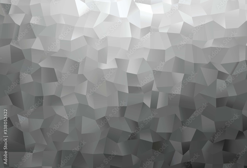 Light Silver, Gray vector low poly layout. Light Silver, Gray vector low poly layout.