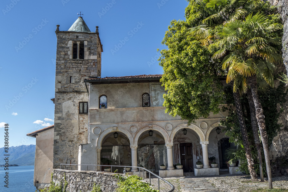 The hermitage of Santa Caterina del Sasso 