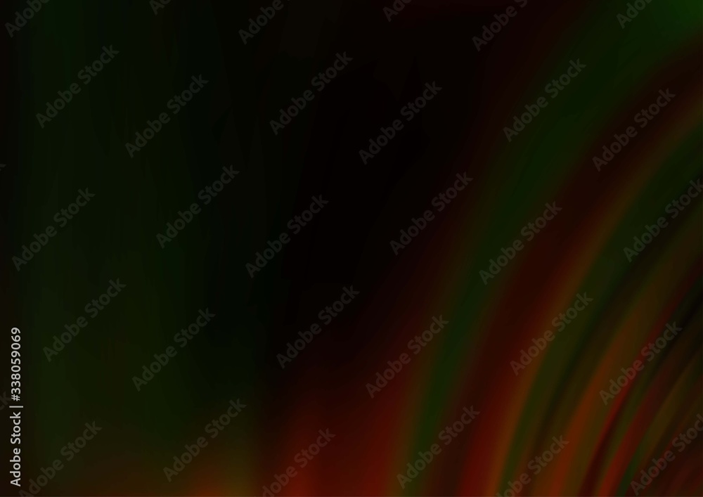 Dark Green vector template with bent ribbons. Geometric illustration in marble style with gradient. Marble design for your web site. Dark Green vector template with bent ribbons. Geometric illustration in marble style with gradient. Marble design for your web site.