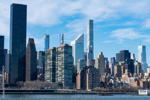 Midtown Manhattan Skyline along the East River in New York City © James