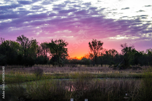 Sunrise in the country