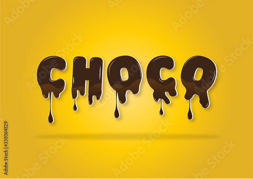 Melting Chocolate Text Effect 