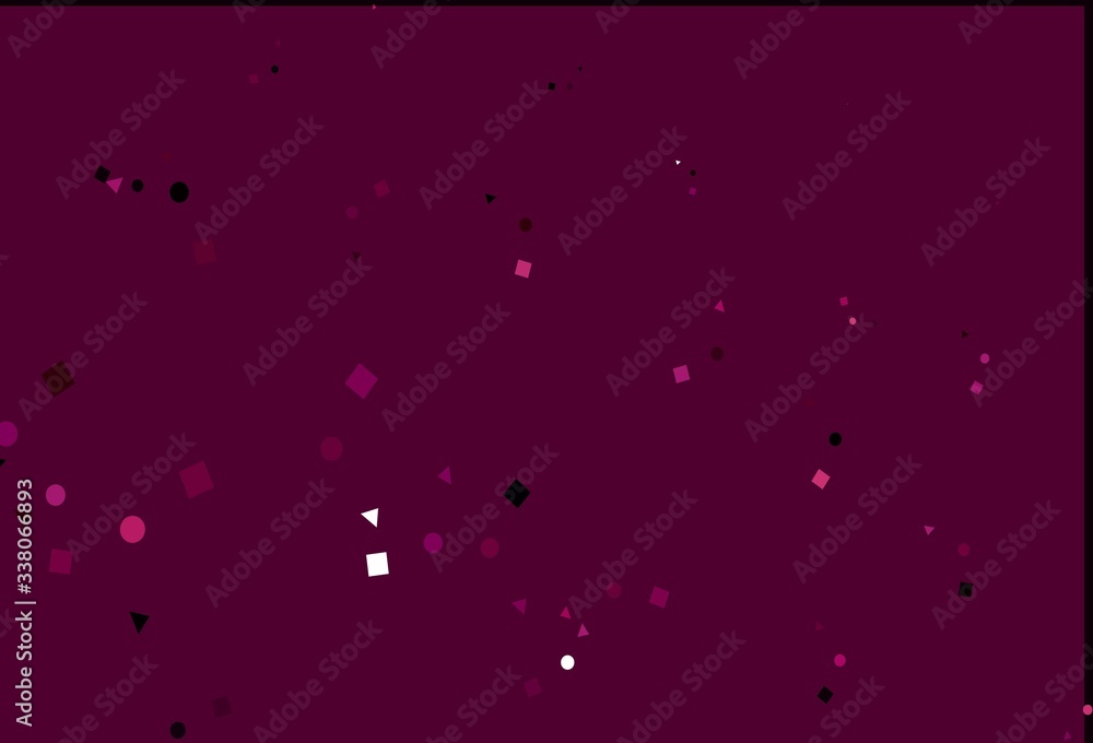 Light Purple vector texture in poly style with circles, cubes. Light Purple vector texture in poly style with circles, cubes.