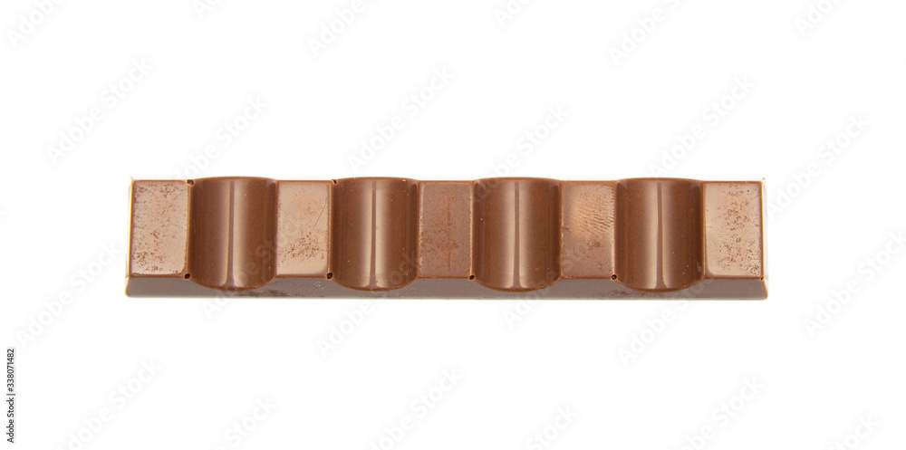 Chocolate bar isolated on a white background. Chocolate bar isolated on a white background.