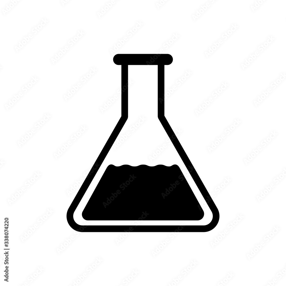 Laboratory equipment icon. Vector illustration test tube symbol on white background. Laboratory equipment icon. Vector illustration test tube symbol on white background.