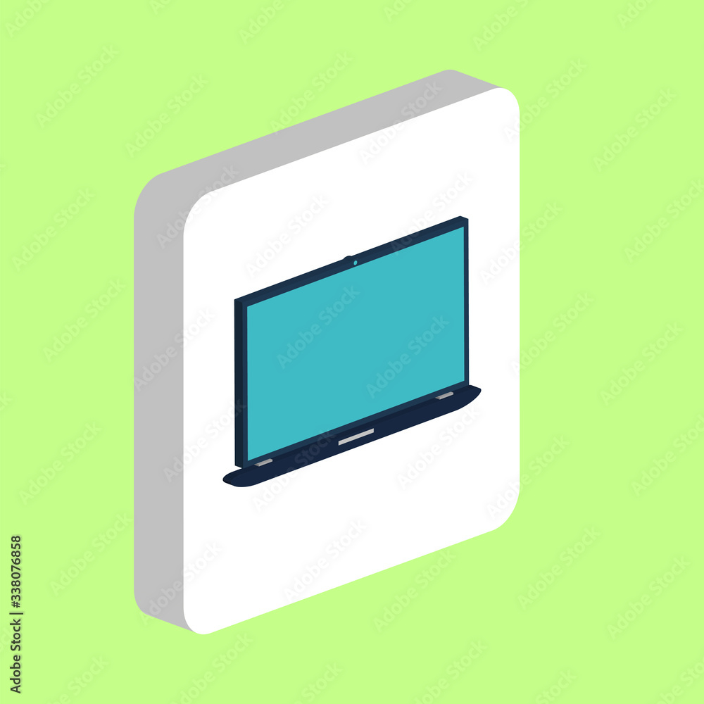 Laptop computer symbol Laptop computer symbol