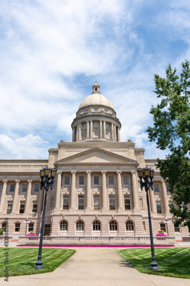 Kentucky State Capitol Building.  Frankfort, KN, USA.