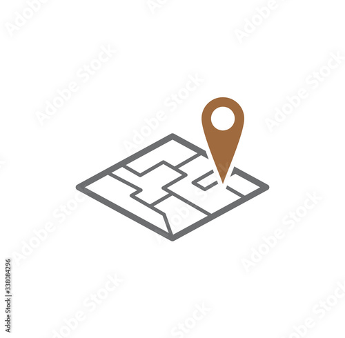 Travel erelated icon on background for graphic and web design. Creative illustration concept symbol for web or mobile app
