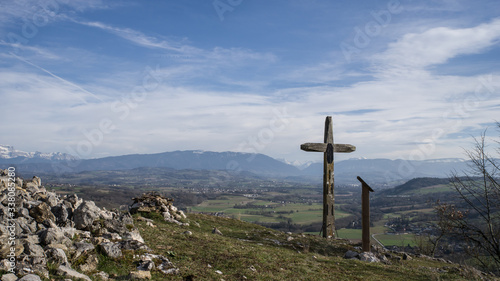 Panorama sur la vallée.